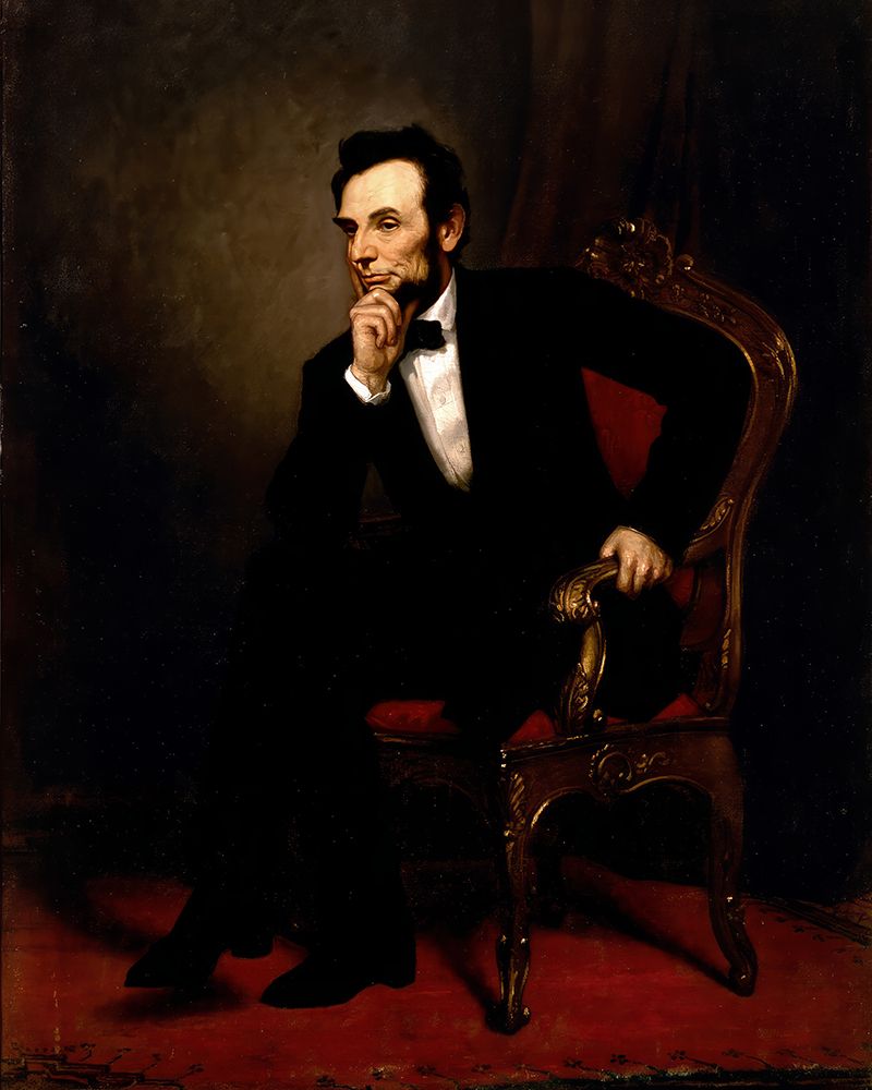 Abraham Lincoln art print by George Peter Alexander Healy for $57.95 CAD