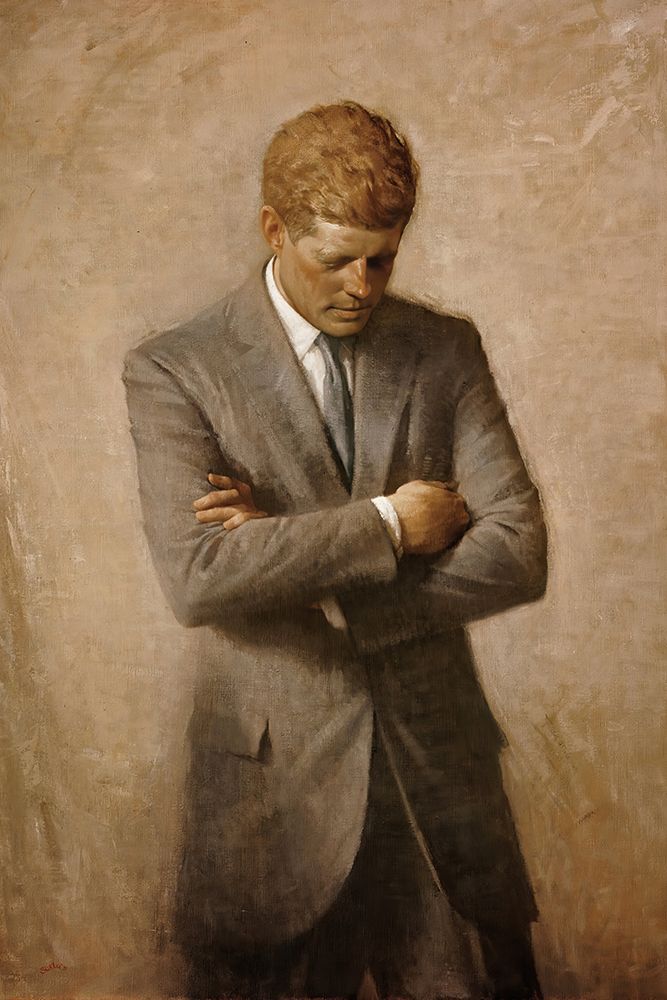 John Fitzgerald Kennedy art print by Aaron Shikler for $57.95 CAD