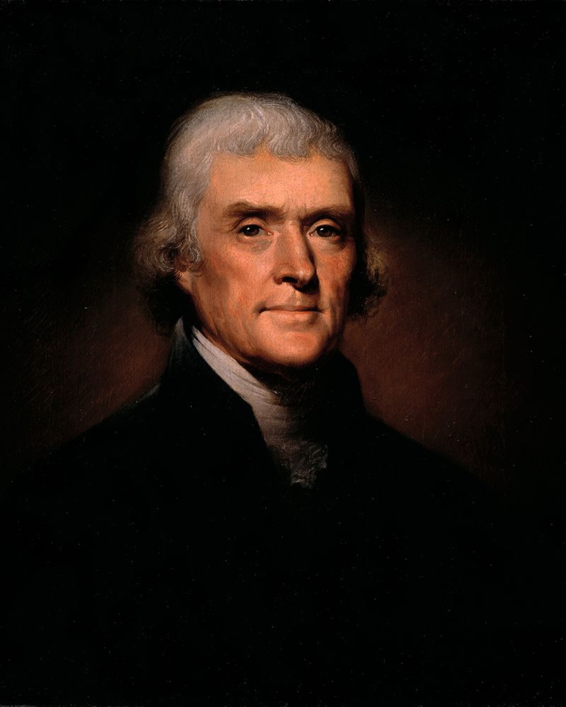 Thomas Jefferson art print by Rembrandt Peale for $57.95 CAD
