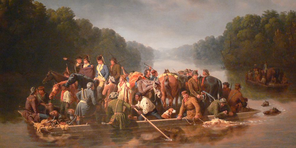 Marion Crossing the Pee Dee art print by William Tylee Ranney for $57.95 CAD