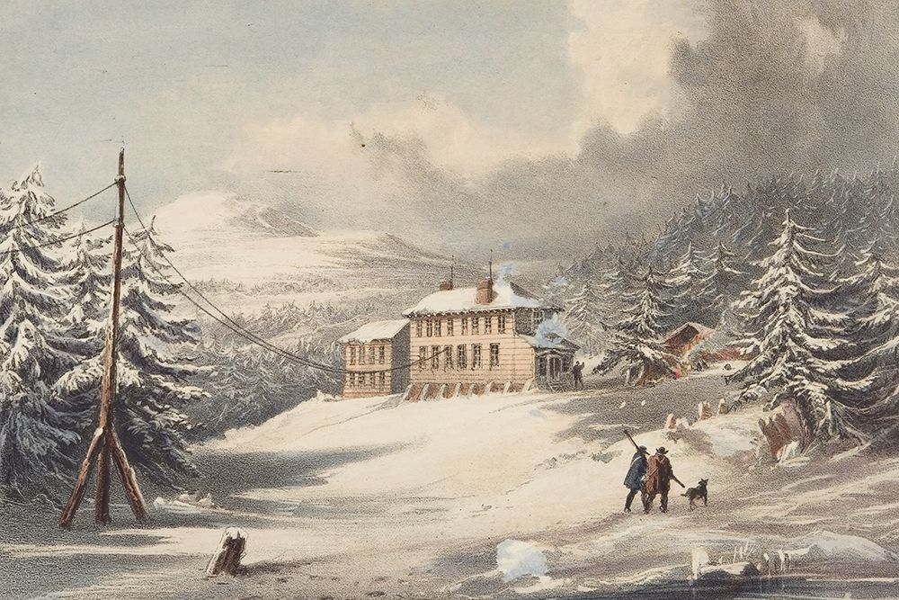 The Telegraph House in 1857 art print by Robert Charles Dudley for $57.95 CAD