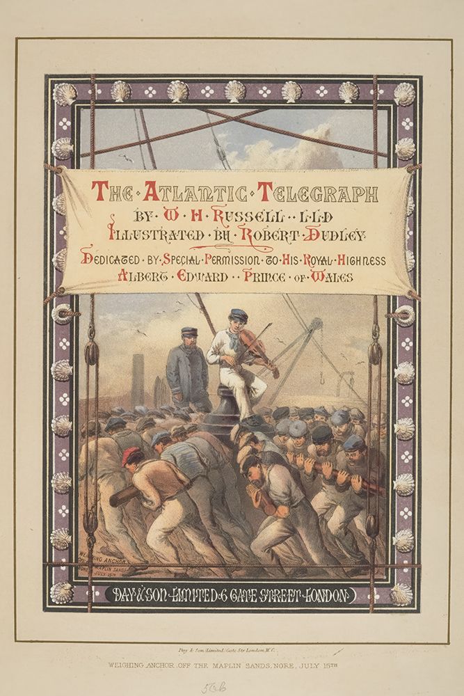 The Atlantic Telegraph 1865 art print by Robert Charles Dudley for $57.95 CAD