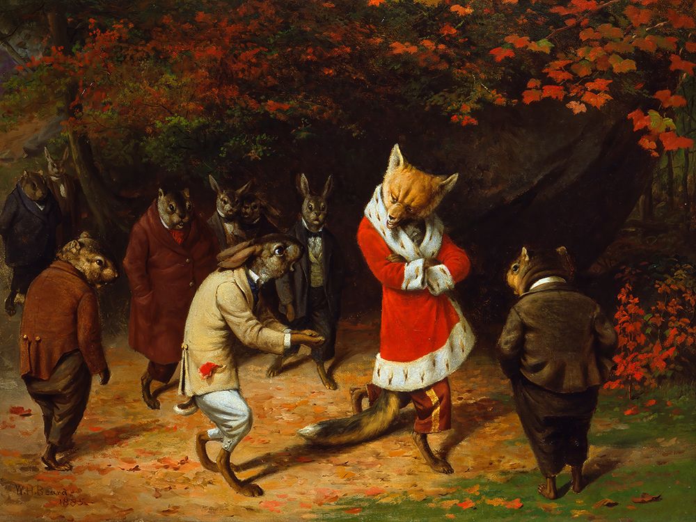 His Majesty Receives art print by William Holbrook Beard for $57.95 CAD