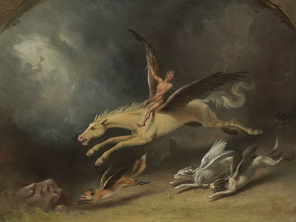 The Fox Hunters Dream art print by William Holbrook Beard for $57.95 CAD