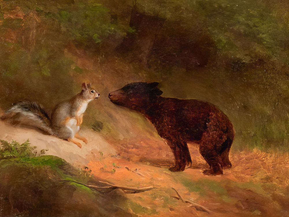 Unlikely Friends art print by William Holbrook Beard for $57.95 CAD