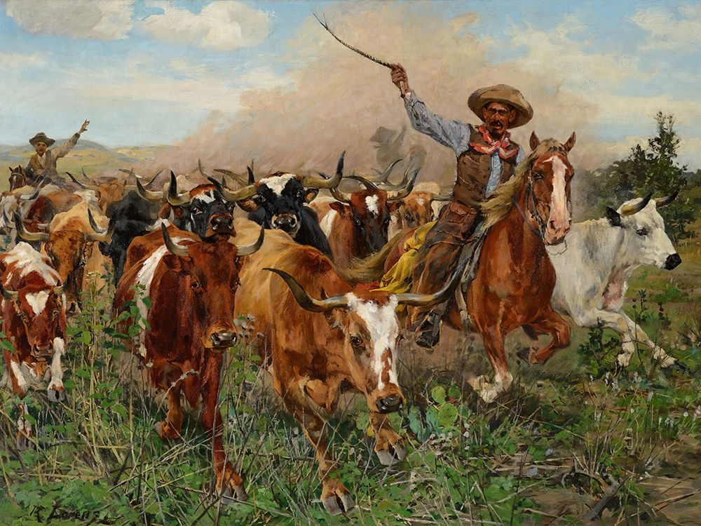 The Herders art print by Richard Lorenz for $57.95 CAD