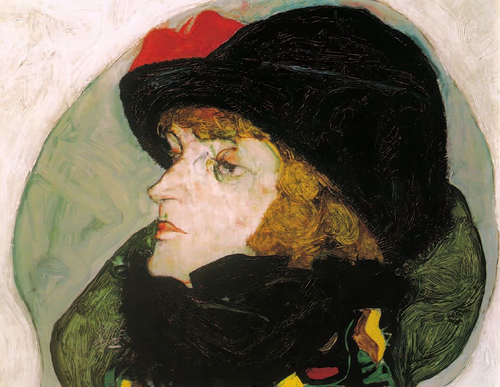Portrait of Ida Roessler 1912 art print by Egon Schiele for $57.95 CAD