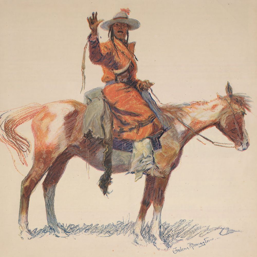 An Apache Scout 1905 art print by Frederic Remington for $57.95 CAD