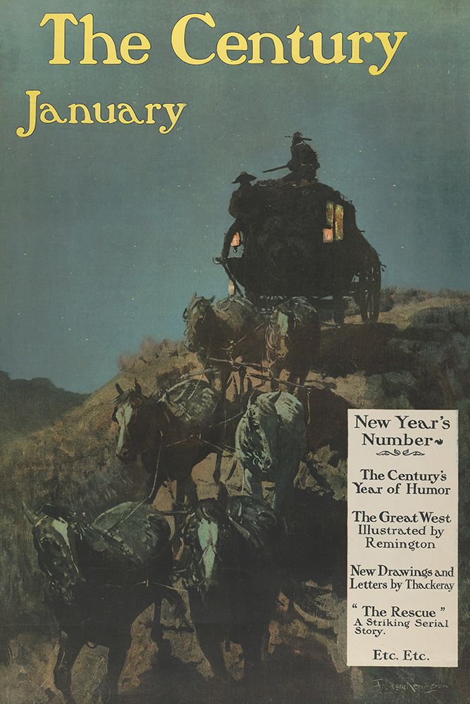 The Century- New Years Number, January 1902 art print by Frederic Remington for $57.95 CAD