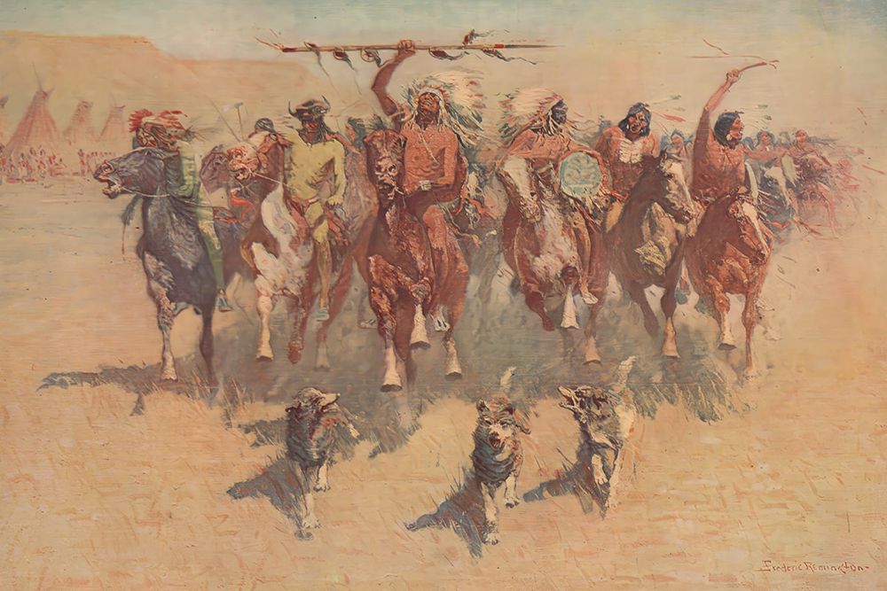 The Ceremony of the Scalps 1906 art print by Frederic Remington for $57.95 CAD