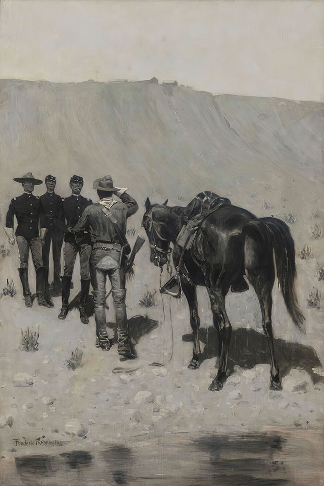The Messenger art print by Frederic Remington for $57.95 CAD