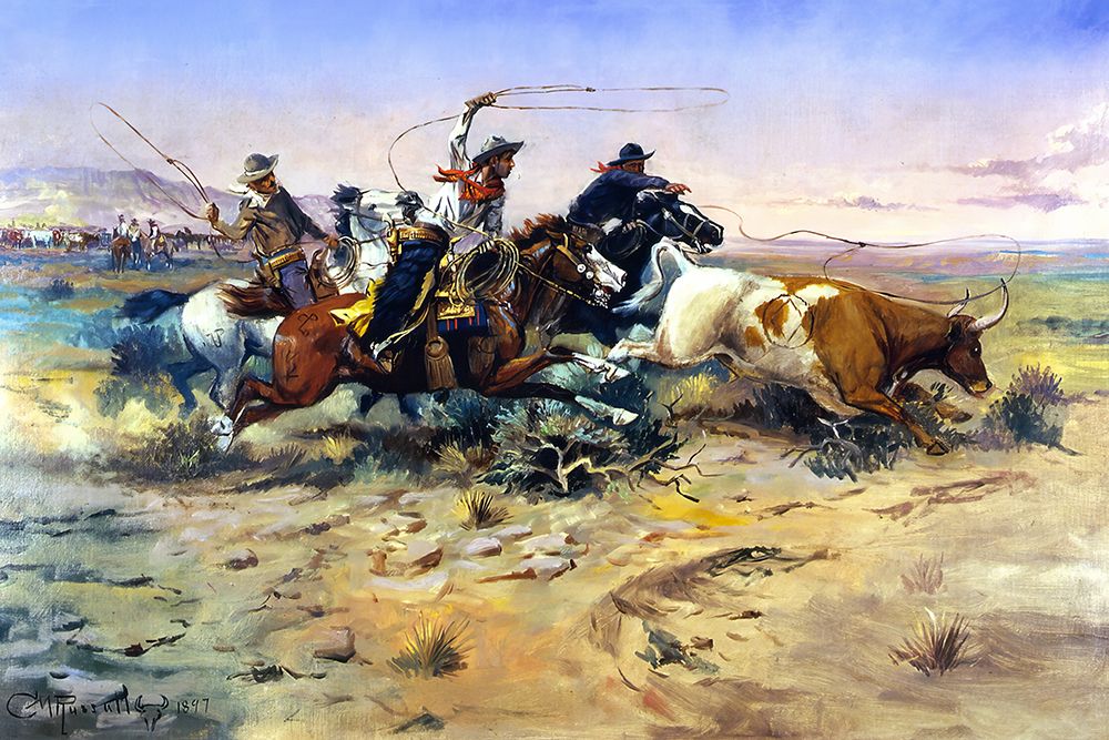 The Herd Quitter 1897 art print by Charles Marion Russell for $57.95 CAD
