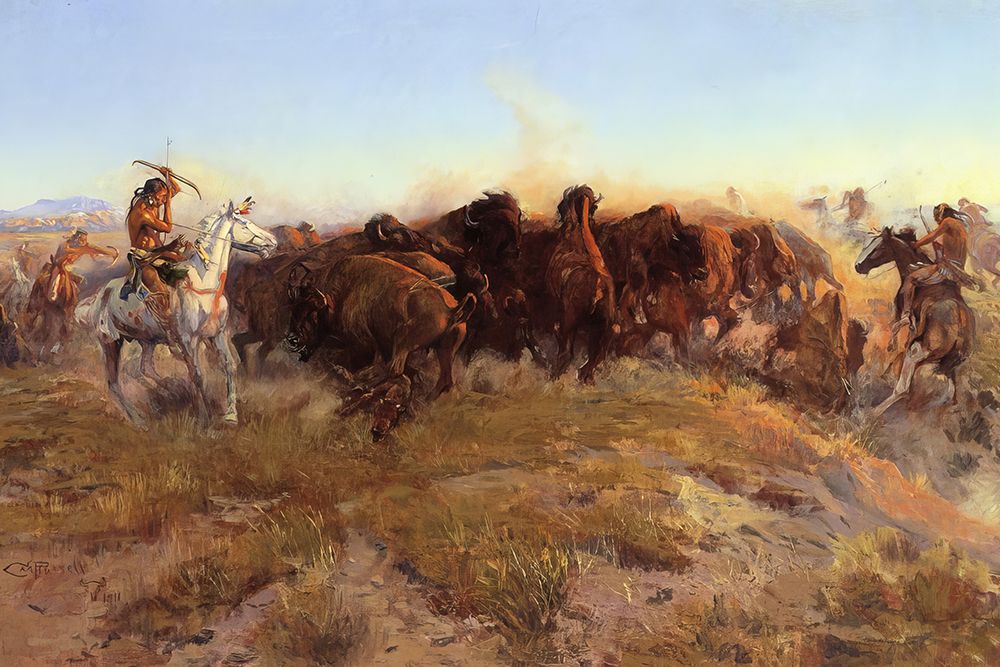 The Surround 1911 art print by Charles Marion Russell for $57.95 CAD