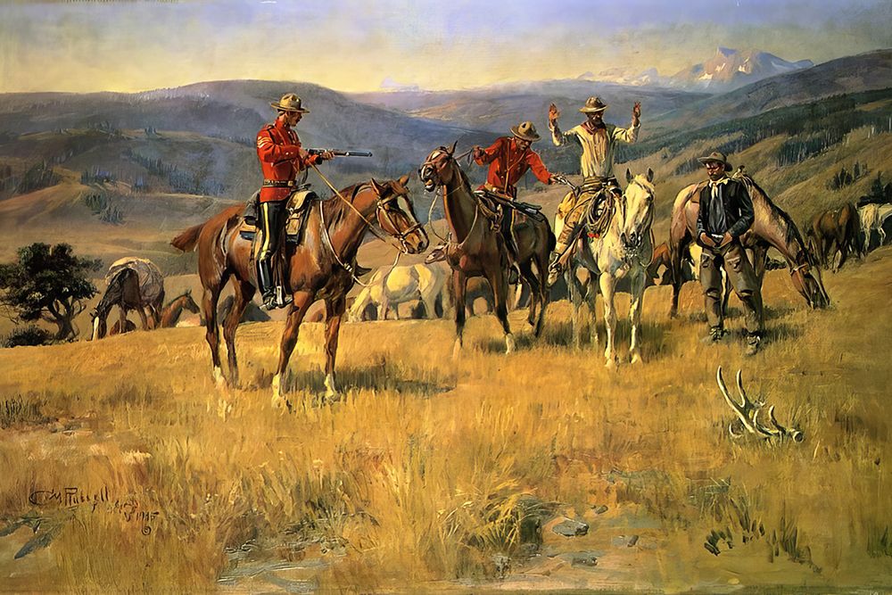 When Law Dulls the Edge of Chance 1915 art print by Charles Marion Russell for $57.95 CAD