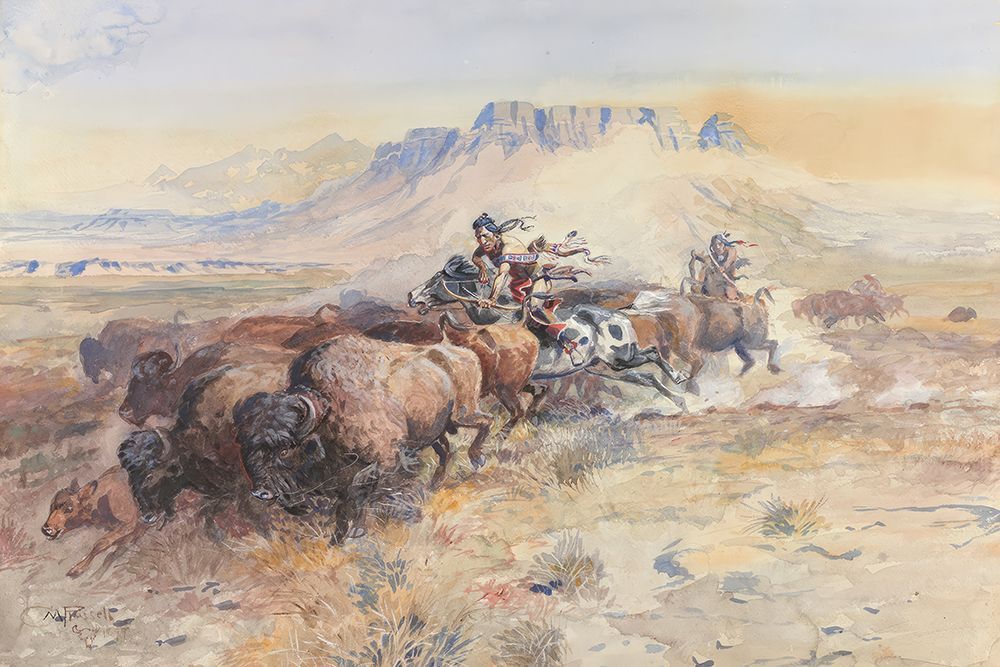Wild Mans Meat Redmans Meat art print by Charles Marion Russell for $57.95 CAD
