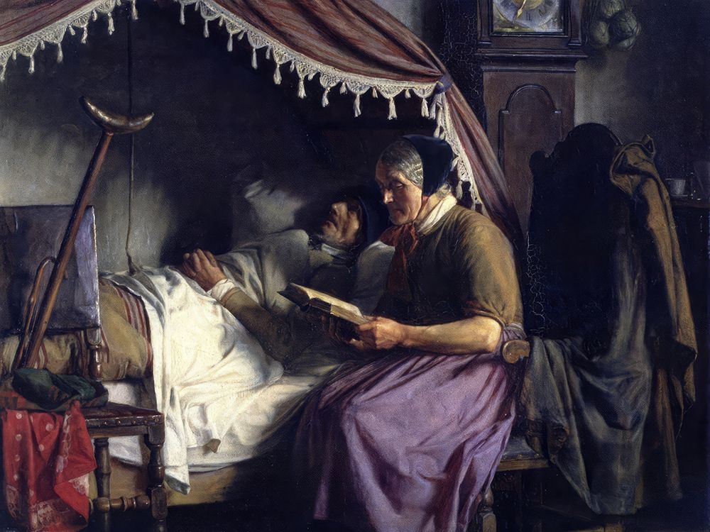Old People 1874 art print by Carl Bloch for $57.95 CAD