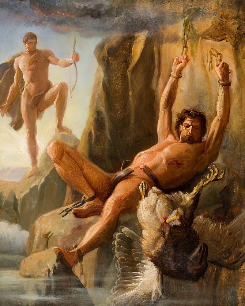 Prometheus art print by Carl Bloch for $57.95 CAD
