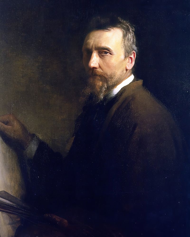 Self-Portrait 1886 art print by Carl Bloch for $57.95 CAD