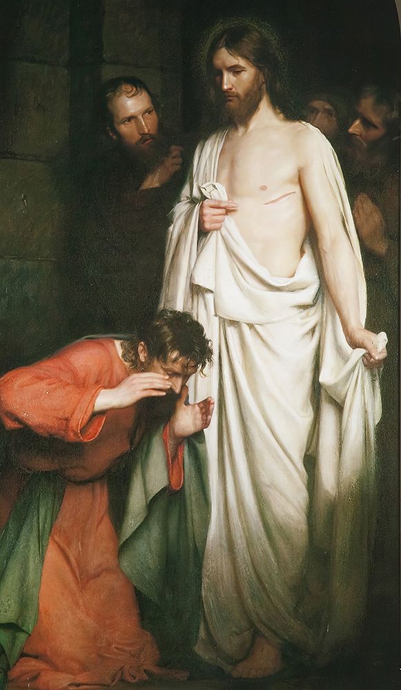 The Doubting Thomas art print by Carl Bloch for $57.95 CAD