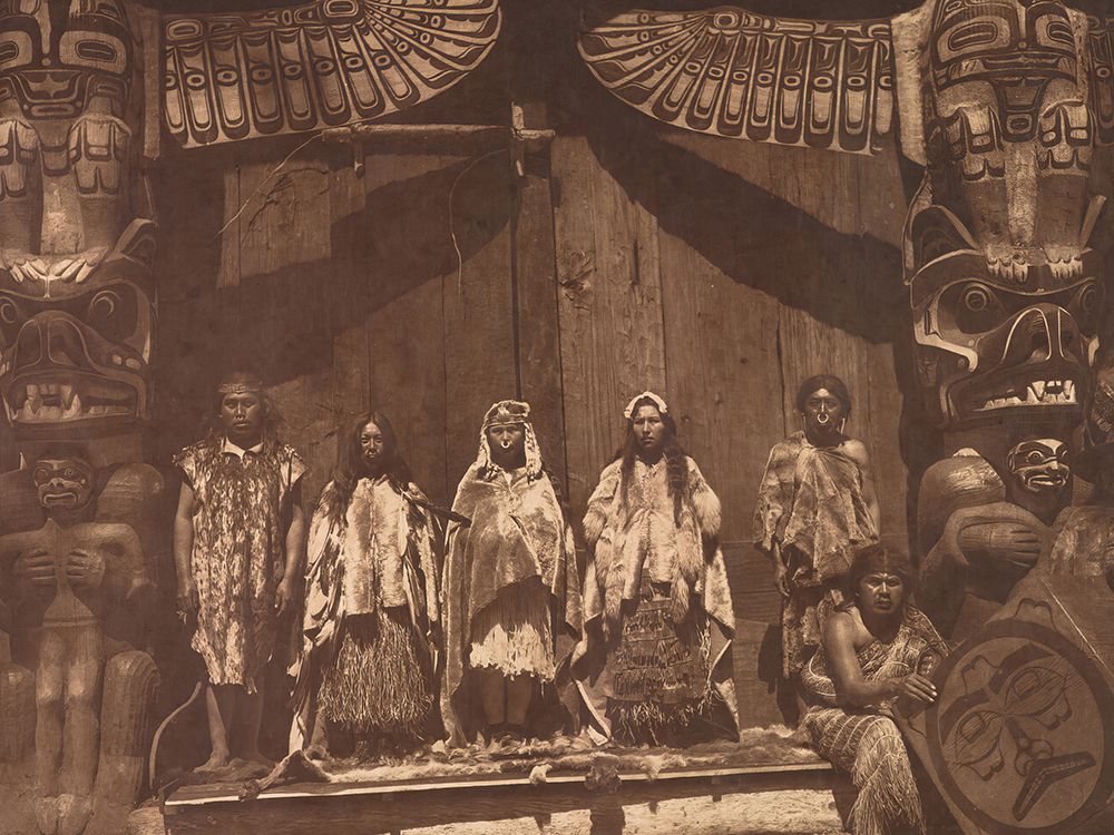 A Bridal Group 1914 art print by Edward S Curtis for $57.95 CAD