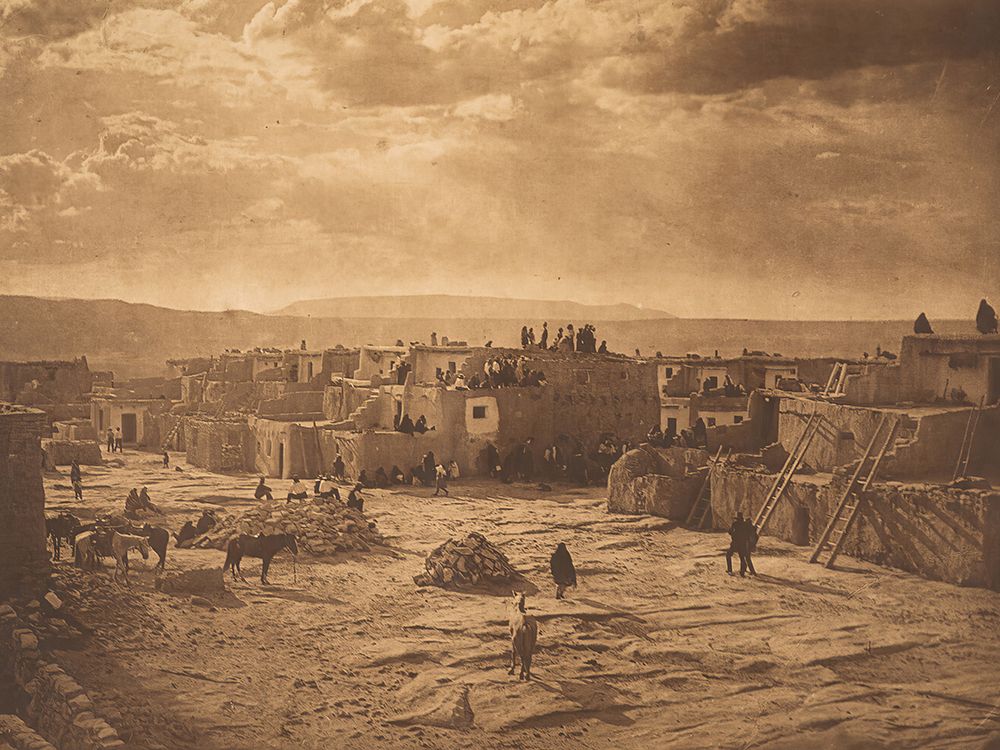 A Feast Day at Acoma 1904 art print by Edward S Curtis for $57.95 CAD