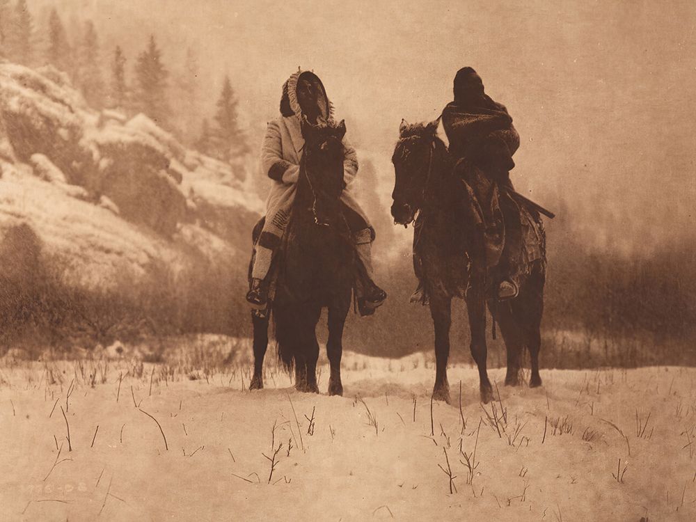 For a Winter Campaign - Apsaroke 1908 art print by Edward S Curtis for $57.95 CAD