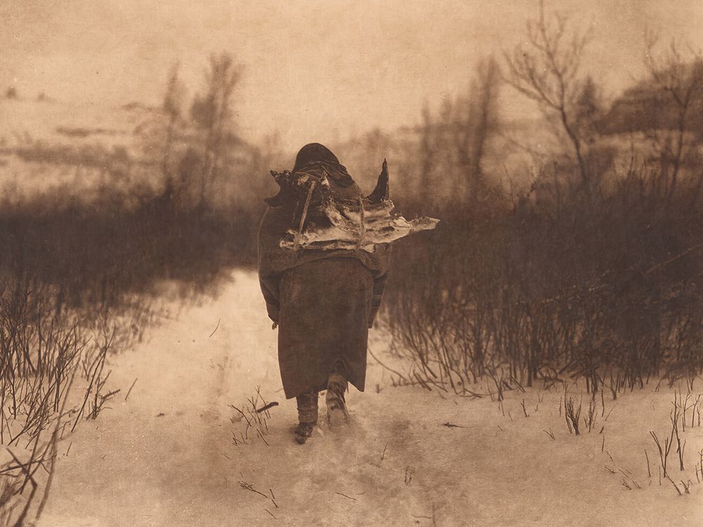 Going to Camp - Apsaroke 1908 art print by Edward S Curtis for $57.95 CAD