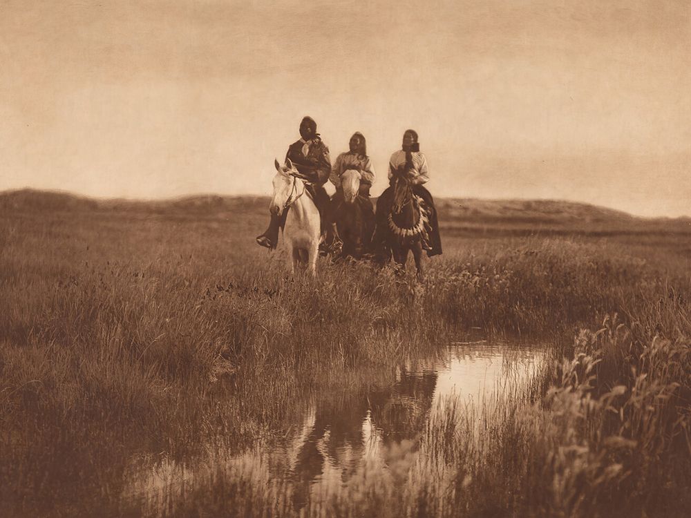 In the Land of the Sioux 1907 art print by Edward S Curtis for $57.95 CAD
