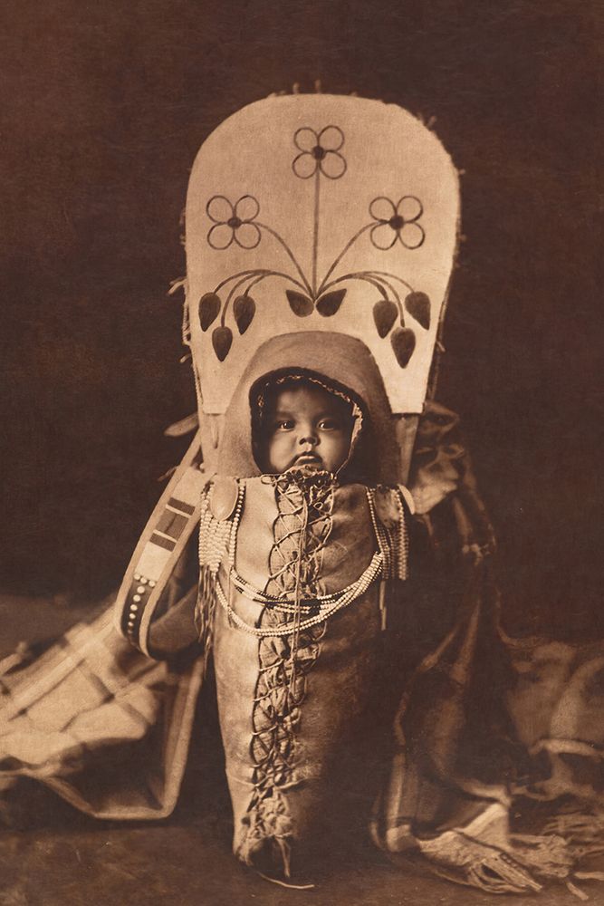 Nez Perce Babe 1900 art print by Edward S Curtis for $57.95 CAD