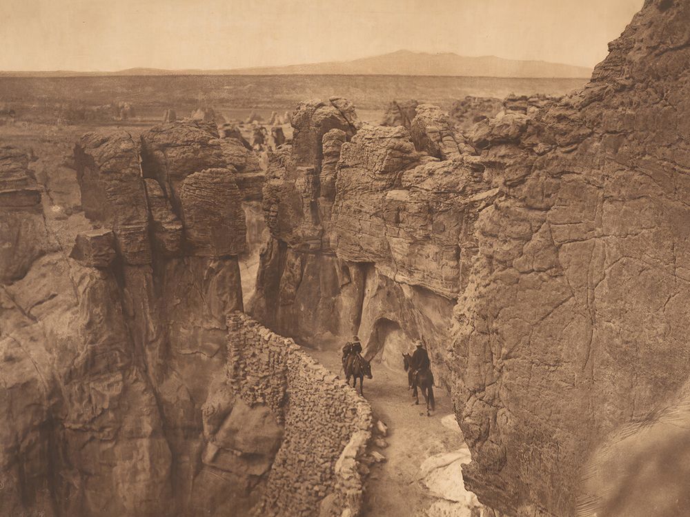 Old Trail at Acoma 1904 art print by Edward S Curtis for $57.95 CAD