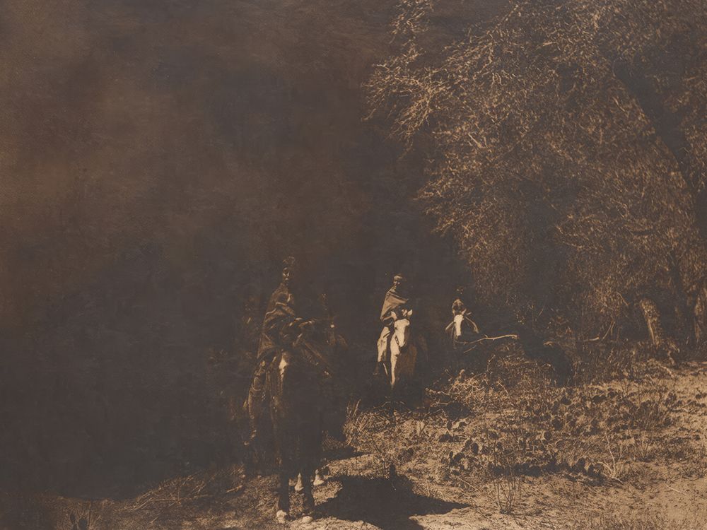 Out of the Darkness - Navaho 1904 art print by Edward S Curtis for $57.95 CAD