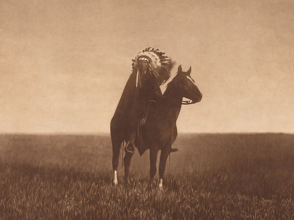 The Prairie Chief 1907 art print by Edward S Curtis for $57.95 CAD
