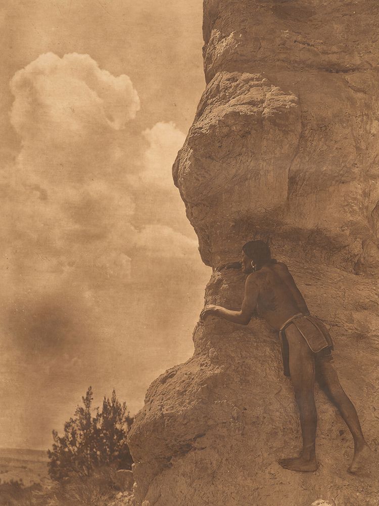 The Sentinel - San Ildefonso 1925 art print by Edward S Curtis for $57.95 CAD