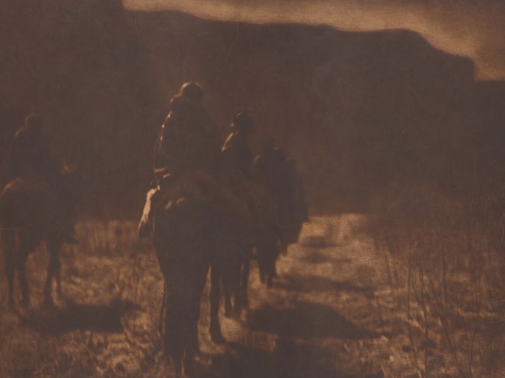 The Vanishing Race - Navaho 1904 art print by Edward S Curtis for $57.95 CAD