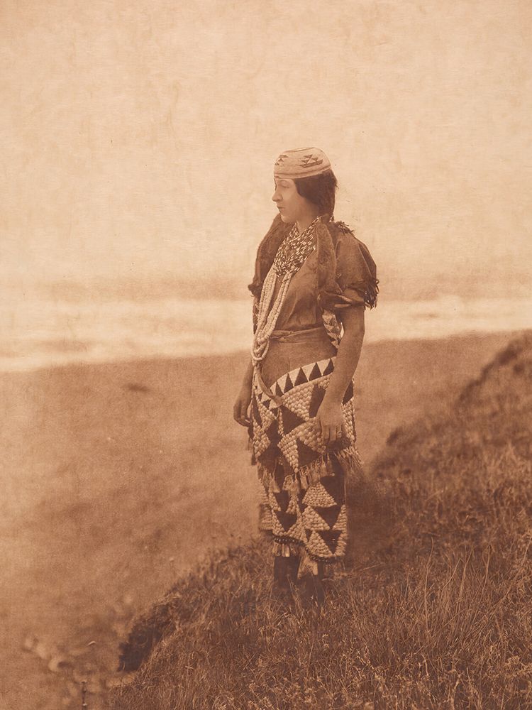 Womans Primitive Dress - Tolowa 1923 art print by Edward S Curtis for $57.95 CAD