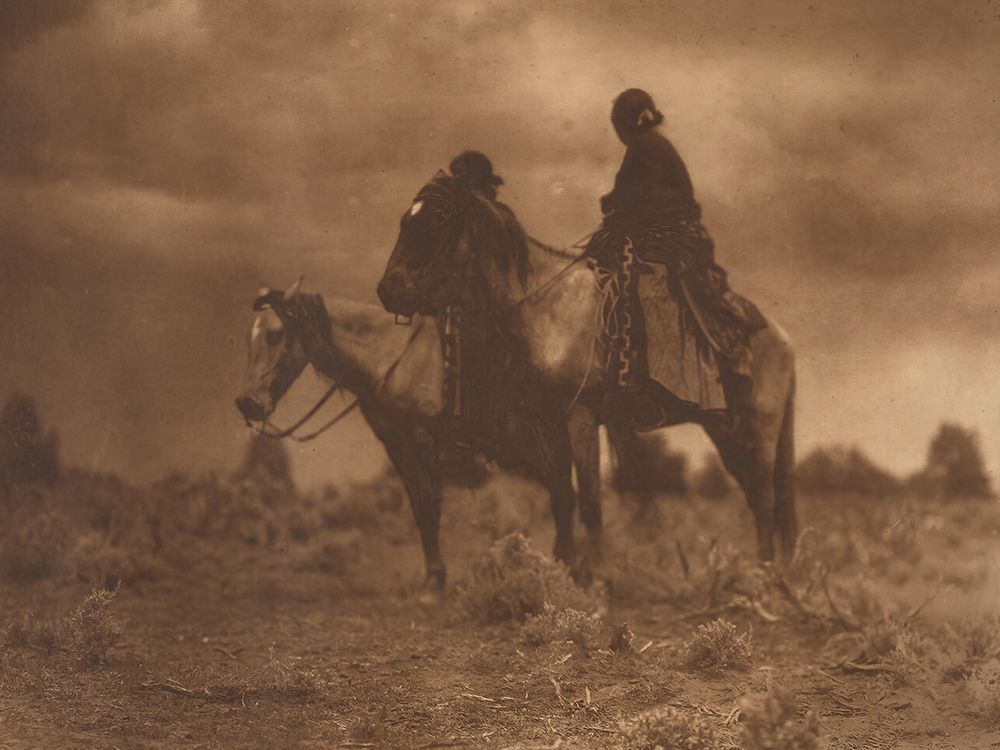 Women of the Desert - Navaho 1906 art print by Edward S Curtis for $57.95 CAD