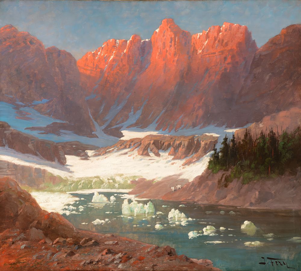 Iceberg Lake Glacier art print by John Fery for $57.95 CAD