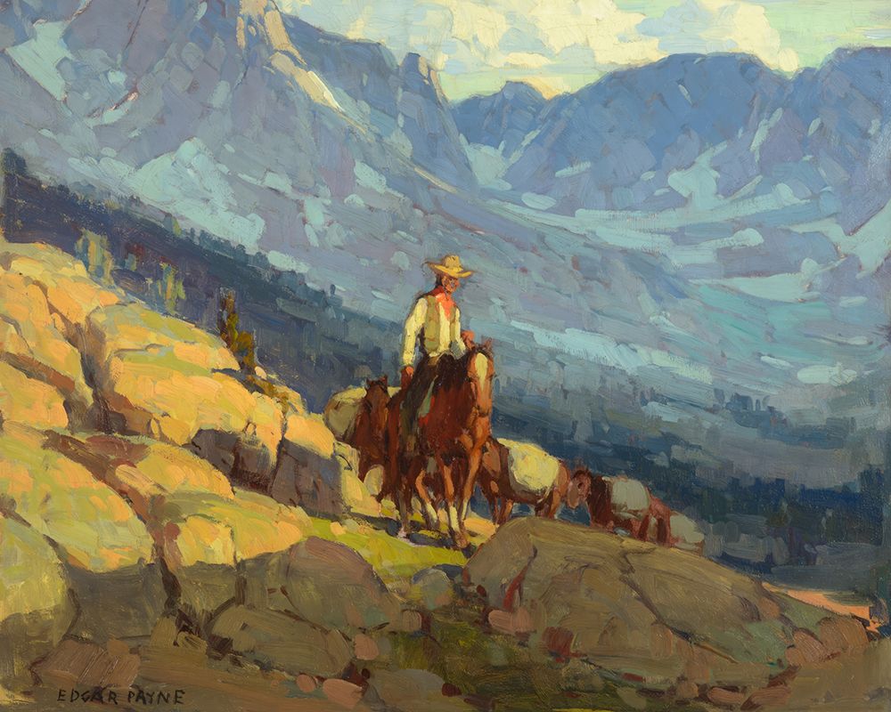 The Lone Packer art print by Edgar Payne for $57.95 CAD