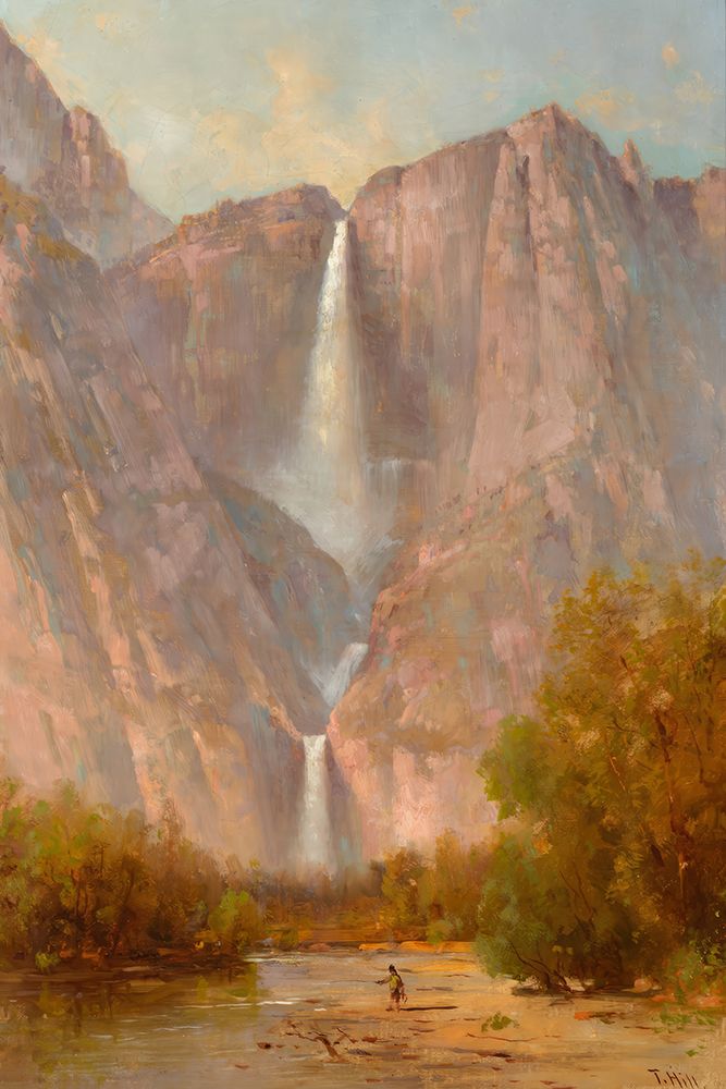 Yosemite Falls art print by Thomas Hill for $57.95 CAD