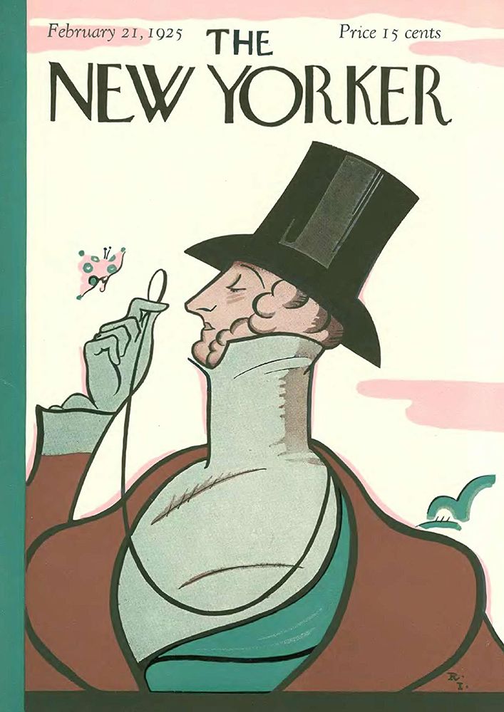 The first issue of The New Yorker|from February 21|1925 art print by Vintage Magazine Cover for $57.95 CAD