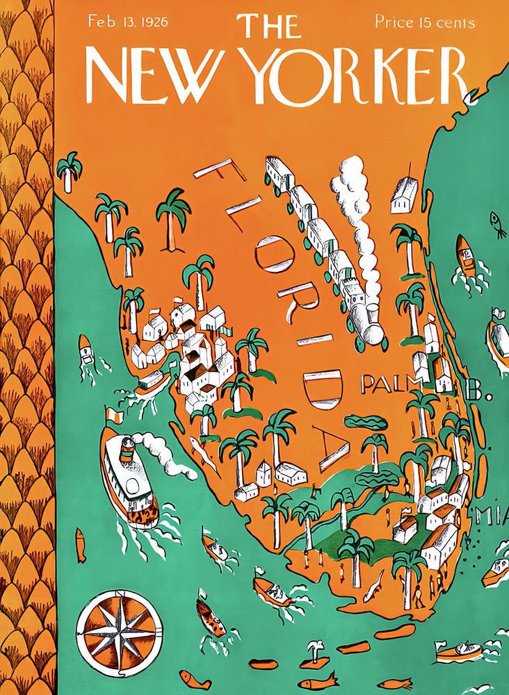 The New Yorker Cover|13 Feb 1926 art print by Vintage Magazine Cover for $57.95 CAD