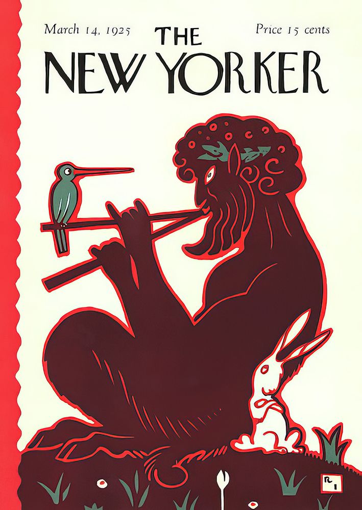 The New Yorker Cover|14 Mar 1925 art print by Vintage Magazine Cover for $57.95 CAD