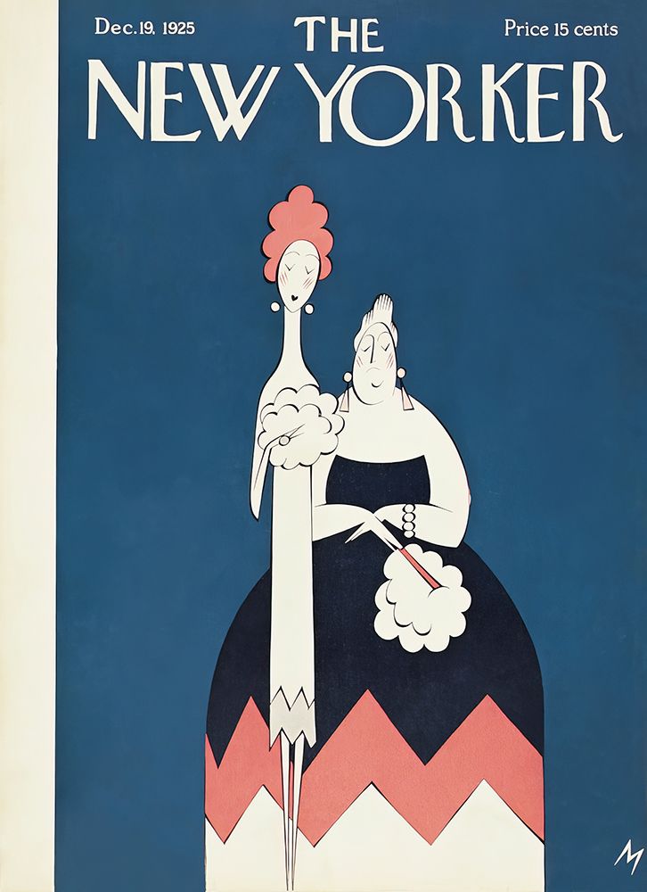 The New Yorker Cover|19 Dec 1925 art print by Vintage Magazine Cover for $57.95 CAD