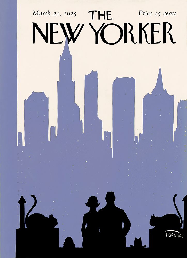 The New Yorker Cover|21 Mar 1925 art print by Vintage Magazine Cover for $57.95 CAD