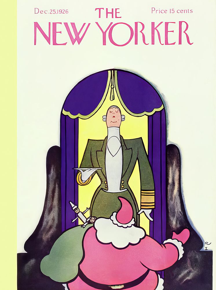 The New Yorker Cover|25 Dec 1926 art print by Vintage Magazine Cover for $57.95 CAD