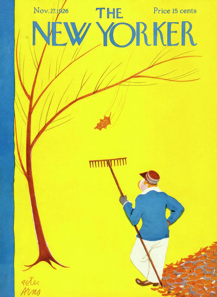 The New Yorker Cover|27 Nov 1926 art print by Vintage Magazine Cover for $57.95 CAD