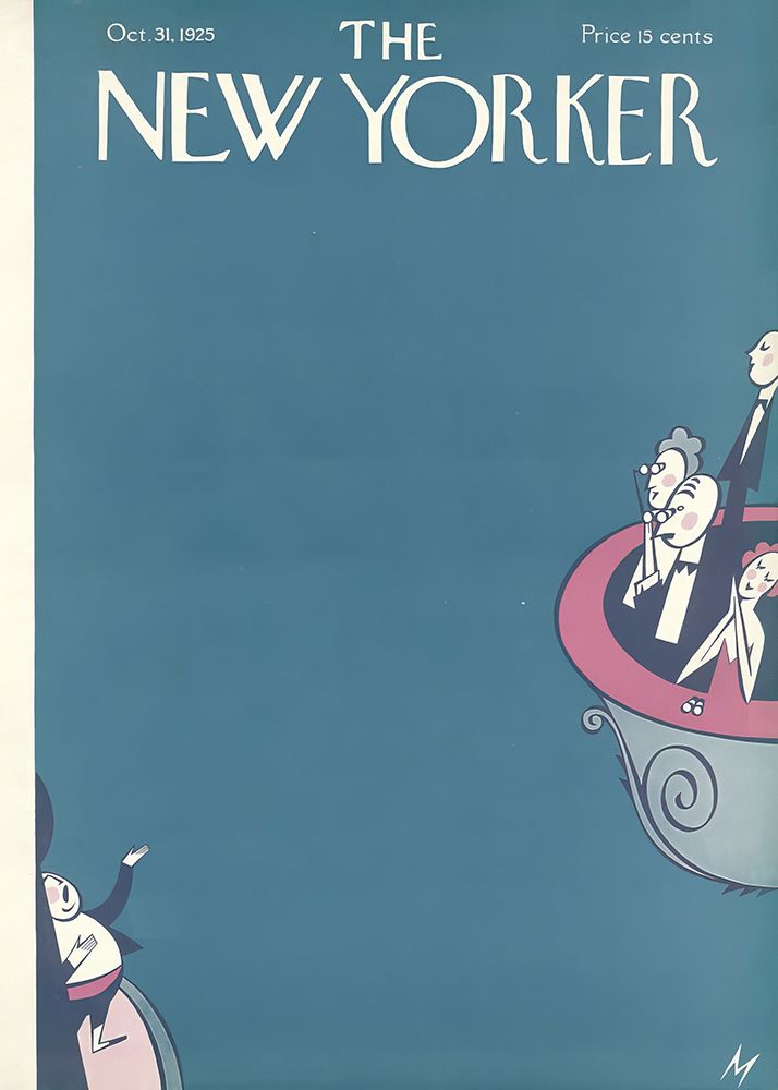 The New Yorker Cover|31 Oct 1925 art print by Vintage Magazine Cover for $57.95 CAD