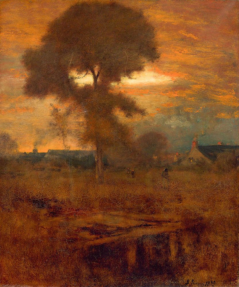 Afterglow art print by George Inness for $57.95 CAD