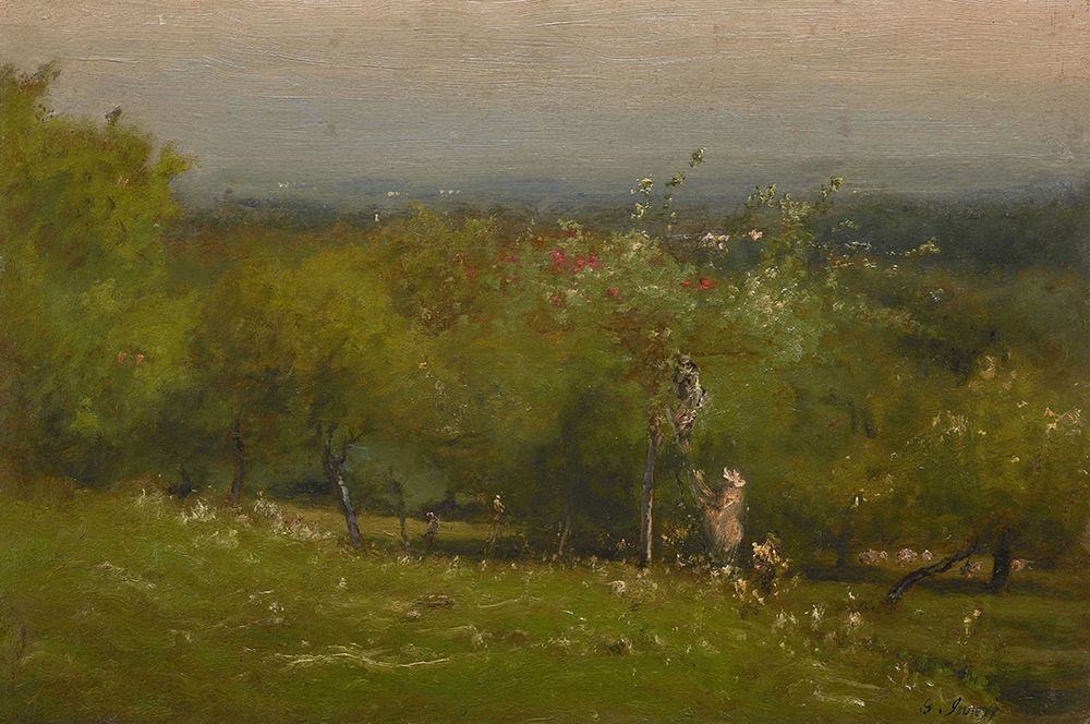 Apple Orchard art print by George Inness for $57.95 CAD