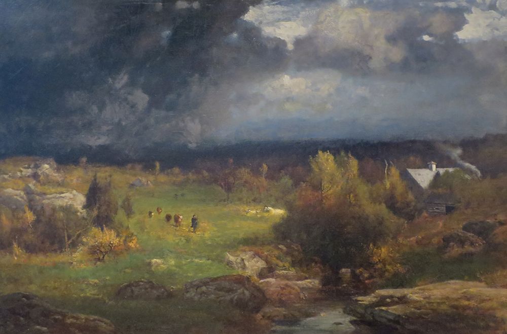 Close of a Stormy Day 1894 art print by George Inness for $57.95 CAD